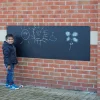 TTS Wall Mounted Long Outdoor Chalkboard H60 x L170 x D0.6cm