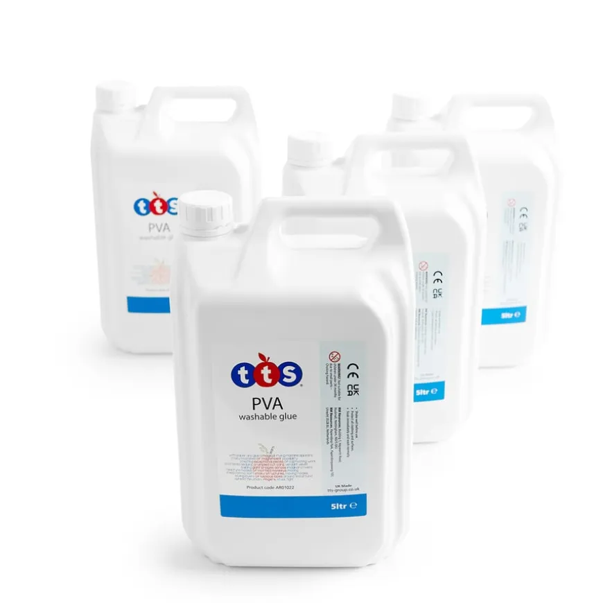 TTS Washable PVA Glue 5l 4pk