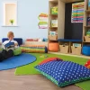 TTS Wooden Bookcase with Seating H1700 x W1500 x D500mm