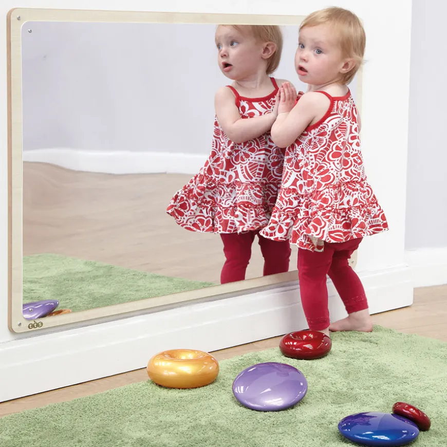TTS Wooden Framed Toddler Mirror
