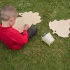 TTS Wooden Leaf Mark Making Boards with Stand