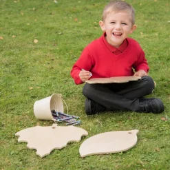 TTS Wooden Leaf Mark Making Boards with Stand