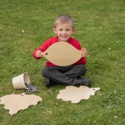 TTS Wooden Leaf Mark Making Boards with Stand