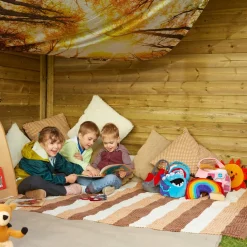 TTS Wooden Outdoor Corner Play Cottage