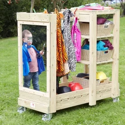 TTS Wooden Outdoor Role Play Dressing Up Storage Unit