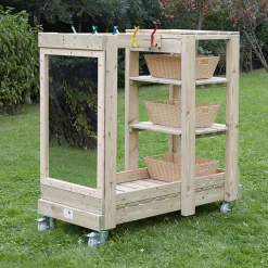 TTS Wooden Outdoor Role Play Dressing Up Storage Unit