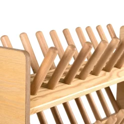 TTS Wooden Outdoor Wellie Rack