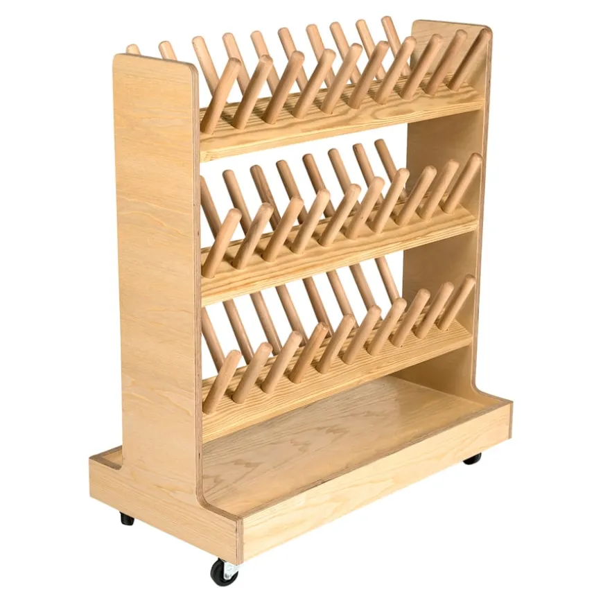 TTS Wooden Outdoor Wellie Rack