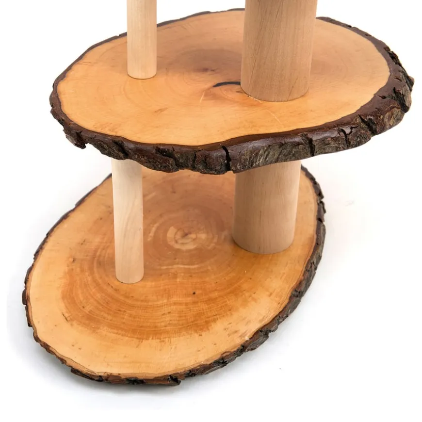 TTS Wooden Small World Rustic Tower
