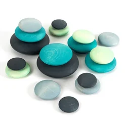 TTS Wooden Stacking Pastel Pebbles