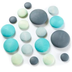 TTS Wooden Stacking Pastel Pebbles