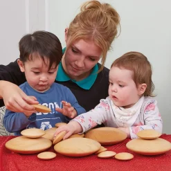 TTS Wooden Stacking Pebbles