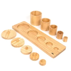 TTS Wooden Toddler Sorting Pots