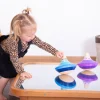 TTS Wooden Twist & Turn Spinning Stacking Tops