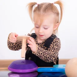 TTS Wooden Twist & Turn Spinning Stacking Tops