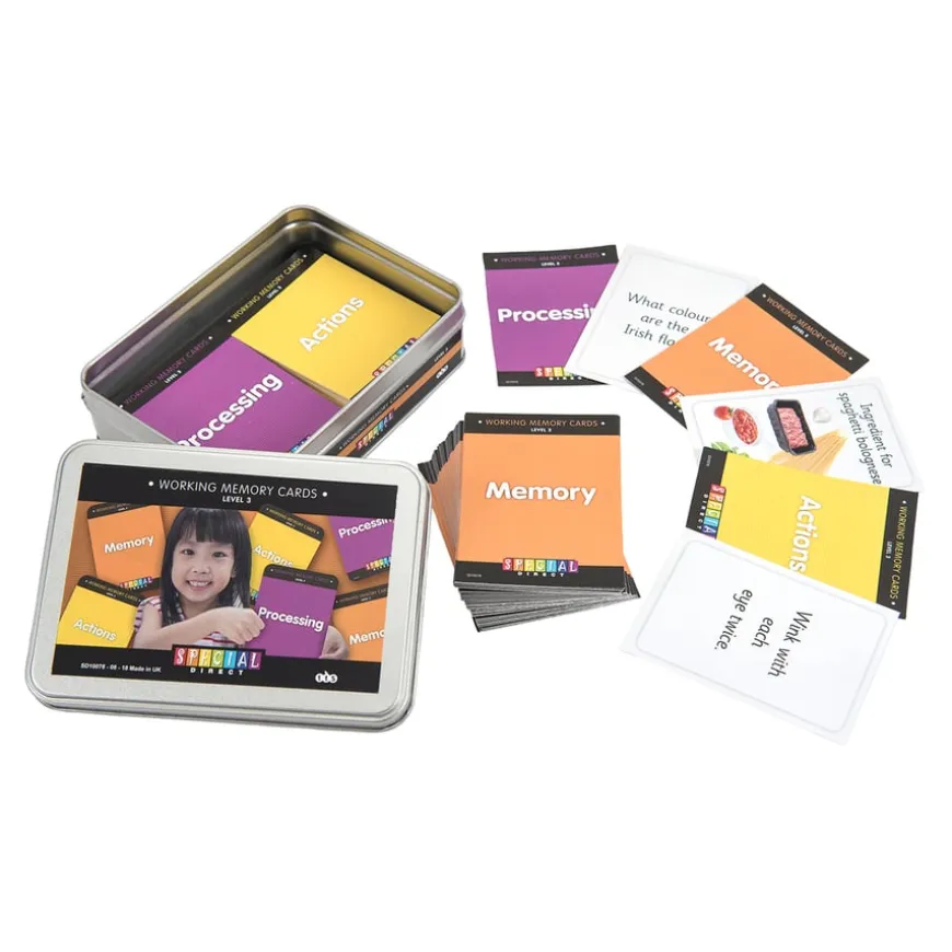TTS Working Memory Activity Game Cards