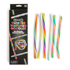 Twisted Textured Noodles Fidgets 6pk