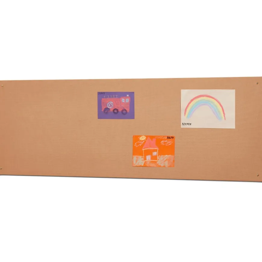 Unframed Hessian Noticeboard Natural