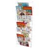 Vertical Wall Mounted Book Rack H1165 x W435 x D70mm