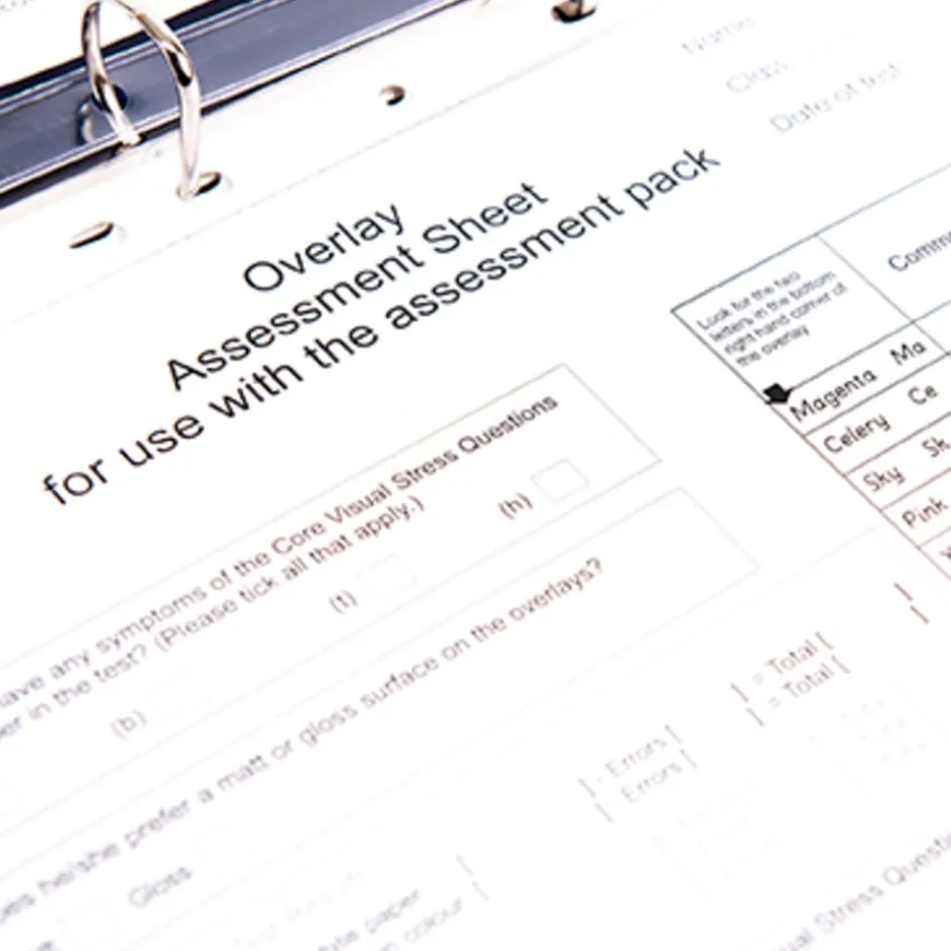 Visual Stress Assessment Pack