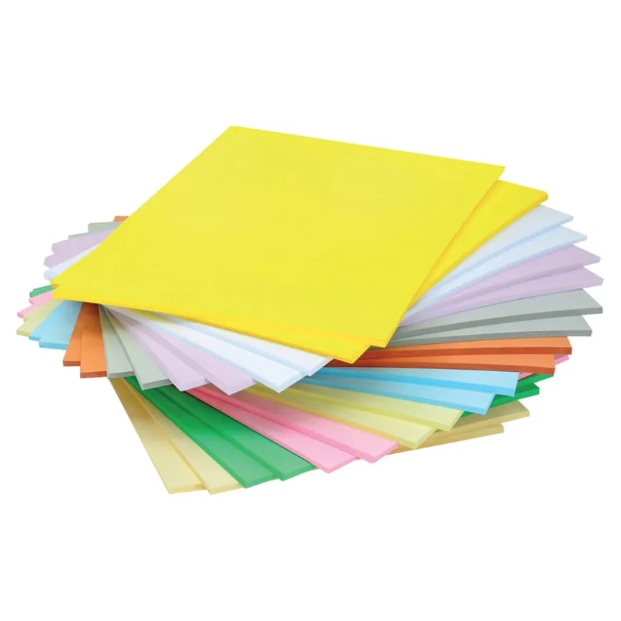 Vivid and Pastel Paper and Card Stacks