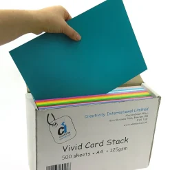 Vivid and Pastel Paper and Card Stacks