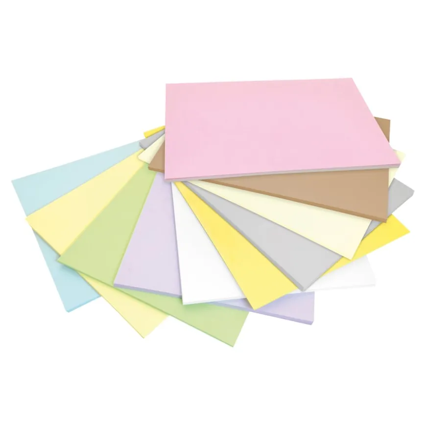 Vivid and Pastel Paper and Card Stacks