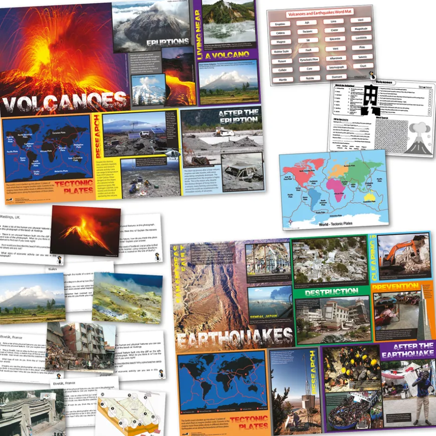 Volcano and Earthquakes Curriculum Pack