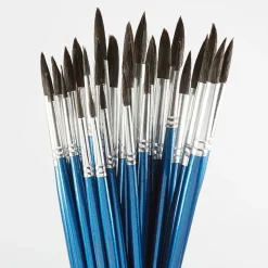Watercolour Paint Brushes Assorted 30pk