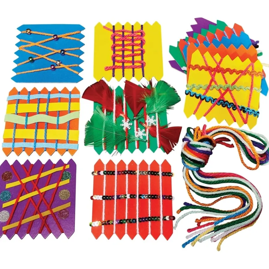 Weaving Boards & Yarn Set 30pk