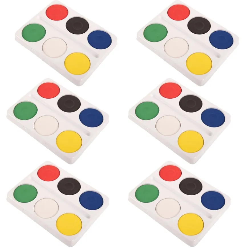 6 Well Senior Block Palette with Paint
