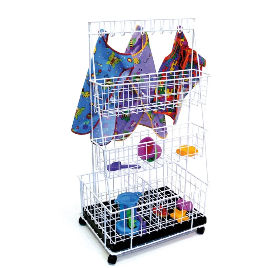 Wet Play Cloakroom Trolley H1140 x W600 x D500mm