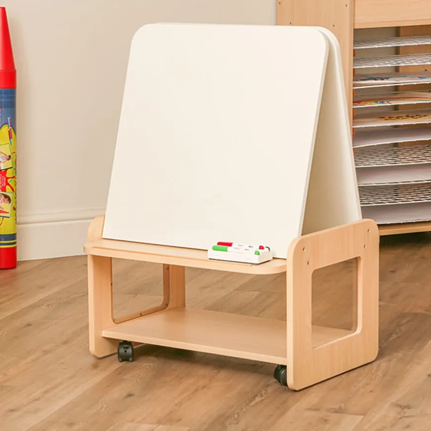Whiteboard Easel with Storage