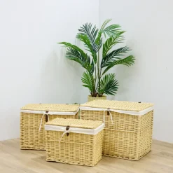 Wicker Storage Hamper Baskets