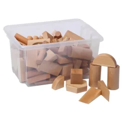 Wooden Block Construction Set 73pcs