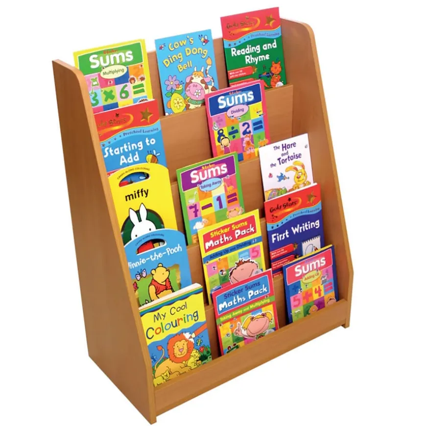 Wooden Bookcase Storage Display Units