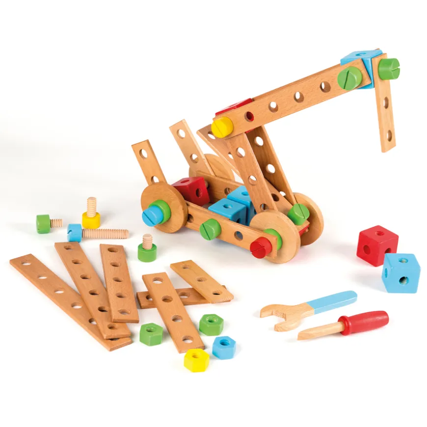 Wooden Construction Set 182pcs