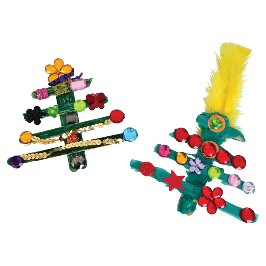 Wooden Craft Sticks 1000pk Multicoloured