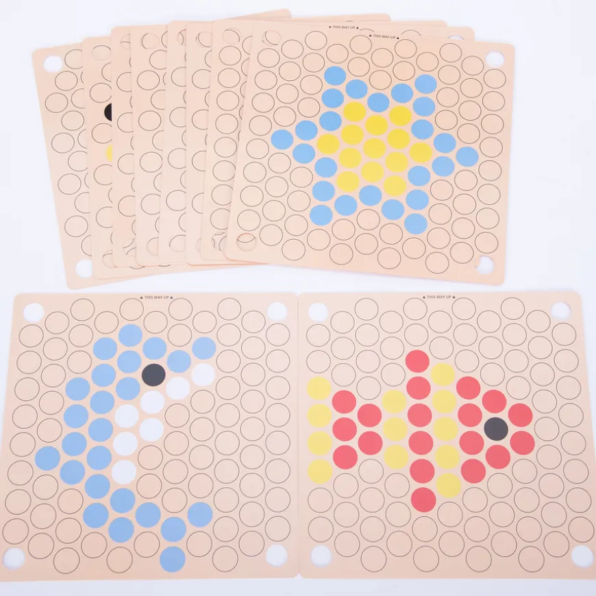 Wooden Fine Motor Pattern Balls
