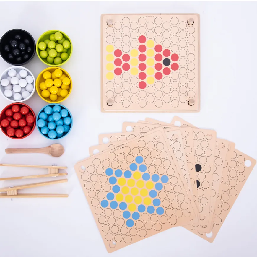 Wooden Fine Motor Pattern Balls
