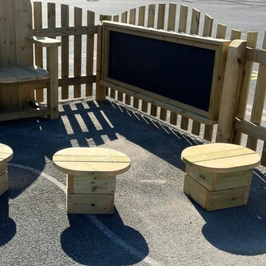 Wooden Framed Outdoor Chalkboard
