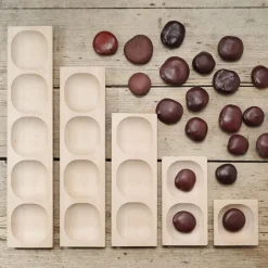 Wooden Frame Tray Set