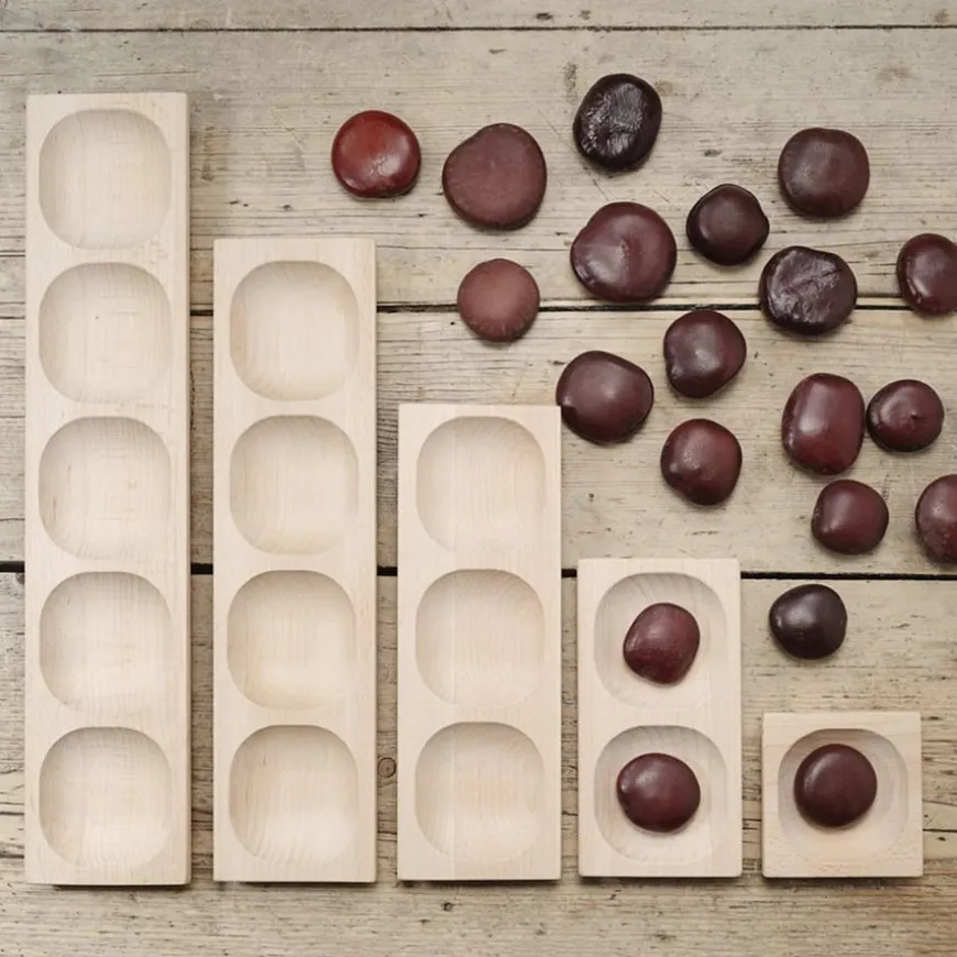 Wooden Frame Tray Set