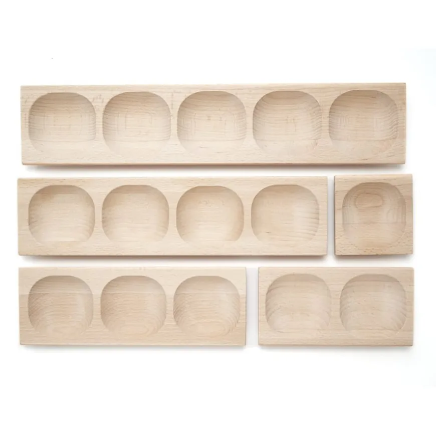 Wooden Frame Tray Set