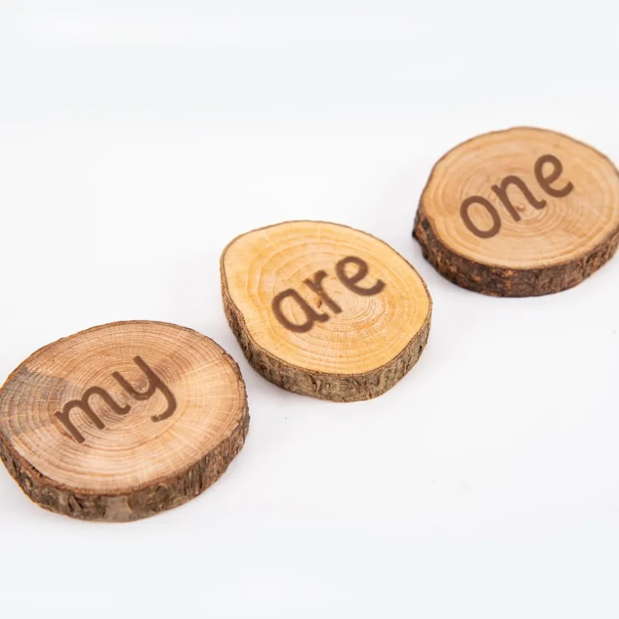 Wooden 100 High Frequency Word Pieces