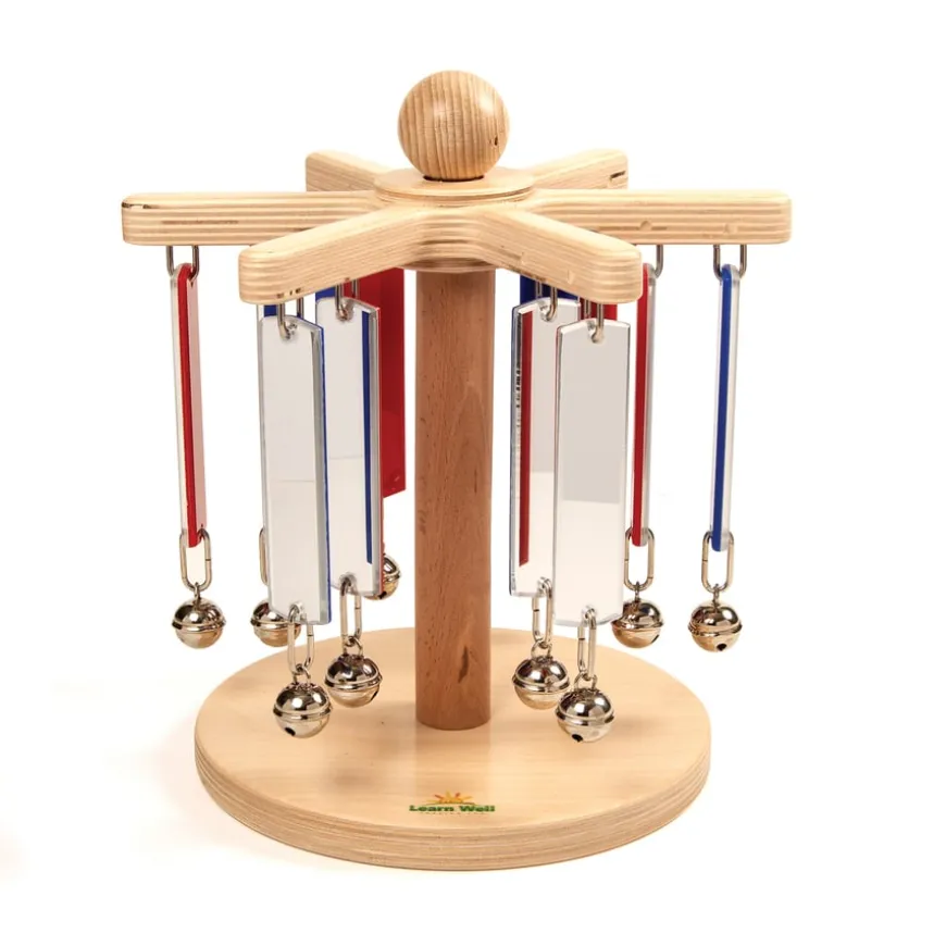 Wooden Mirror Chime about Carousel