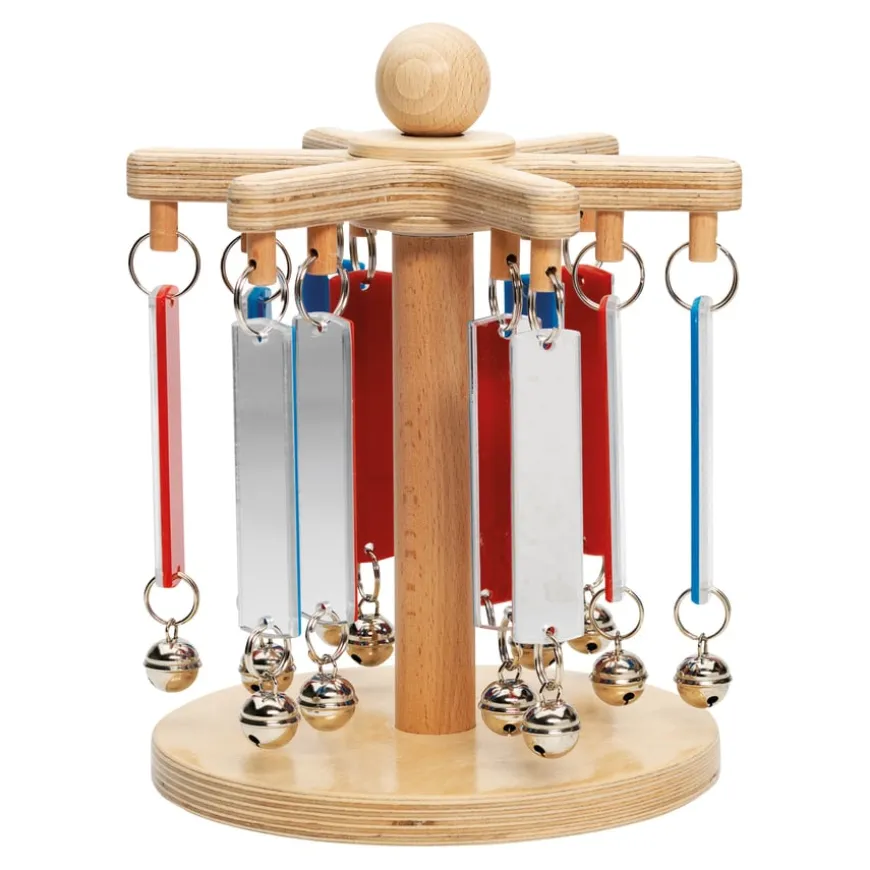 Wooden Mirror Chime about Carousel