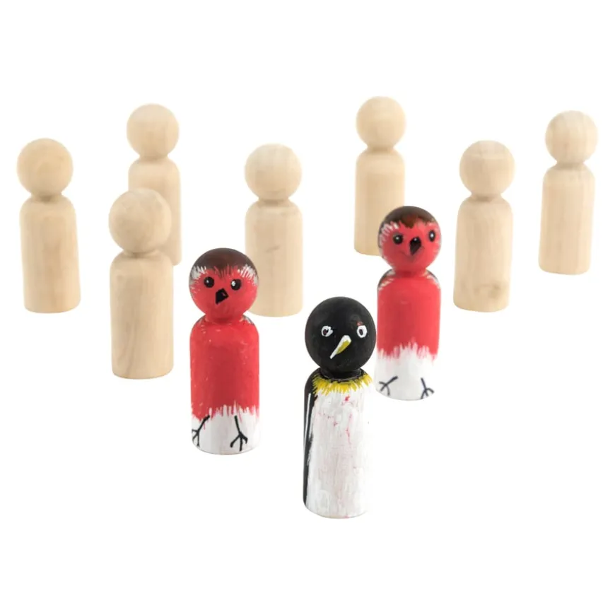 Wooden People Craft Pack 10pk