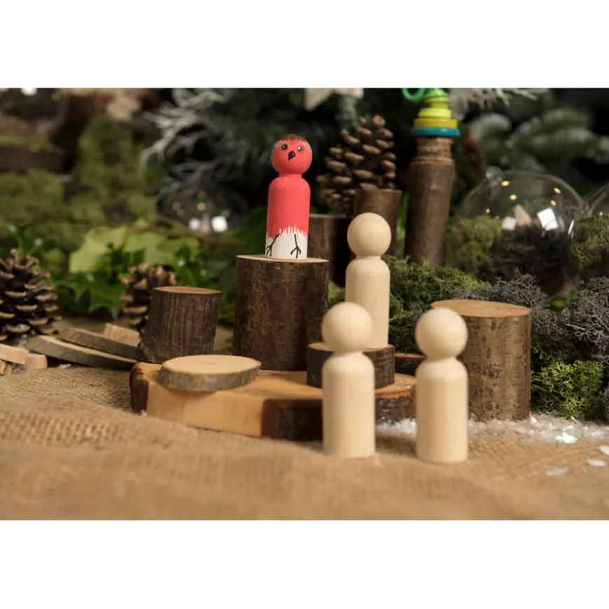 Wooden People Craft Pack 10pk