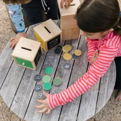 Wooden Post Sort 'n' Play Cubes